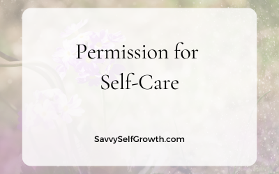 Permission for Self-Care