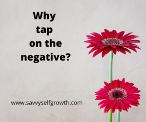 Why tap on the negative?