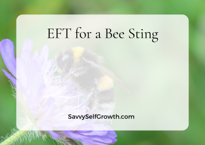 Featured Image EFT for a Bee Sting