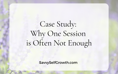 Case Study: Why One Session is Often Not Enough