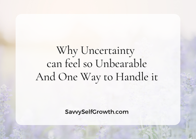 Savvy-Uncertainty